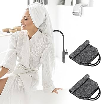 Amazon | 角質除去バックスクラバー ハンドル付き ボディ